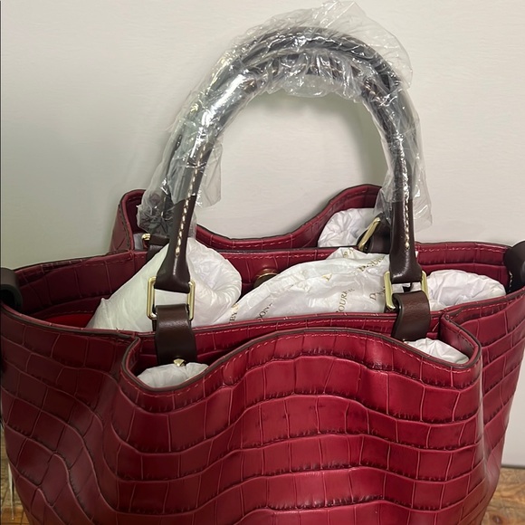 Dooney & Bourke Oakdale Brenna Embossed Leather Bag - Picture 6 of 8